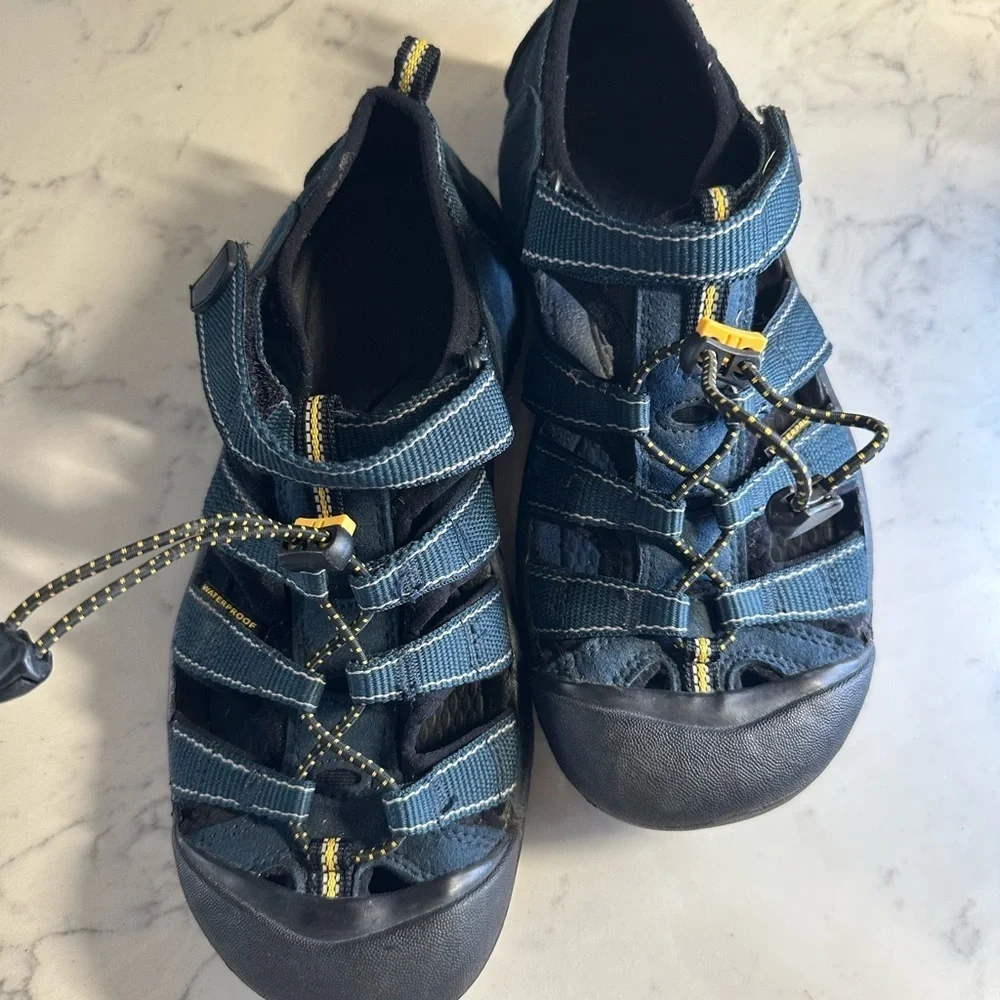 Keen Black and Yellow Adventure Sandals